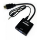 Cable HDMI-VGA with audio.