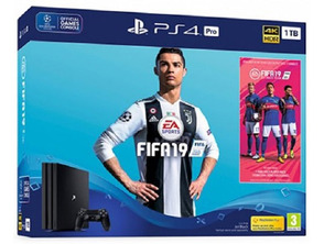 PS4 1tb Pro Black + Console Fifa 19