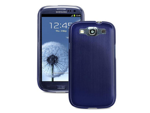 Blue Metal Casing Samsung Galaxy S3 i9300 Puro
