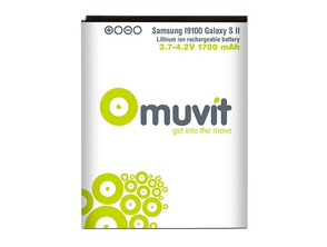 Acquista Replacement battery for Samsung Galaxy S2 i9100 Muvit Replacement battery for Samsung Galaxy S2 i9100 Muvit