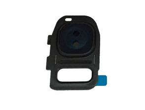 Rear Camera Lens Cover with Sticker for Samsung Galaxy S7 Black