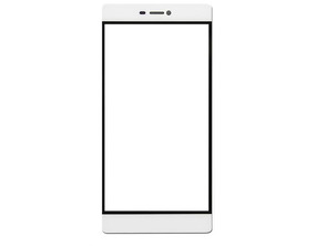 Front Glass Huawei Ascend P8 White