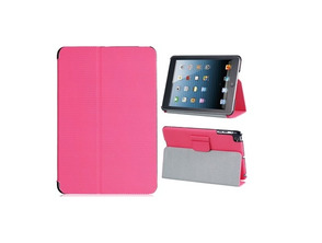 Acquista Guaina Leather Flip per iPad Mini Rosa Guaina Leather Flip per iPad Mini Rosa