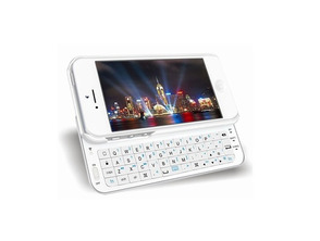Slider QWERTY Keyboard for iPhone 5 Bianco
