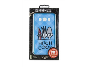 Blue TPU caso Hitchcook Samsung Galaxy J5 2016 Kukuxumu