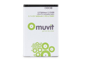 Replacement Battery 1600 mAh LG Optimus L3 E400 Muvit