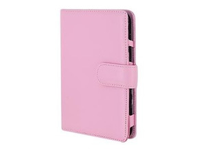 Leather Case Cover per Samsung Galaxy Tab P1000 Rosa