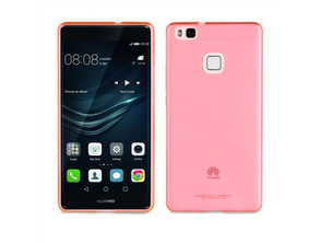 Caso cristallo morbido Lite Rosa Ultrafina Huawei P9 Lite muvit