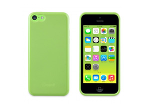 Soft and Skin minigel Muvit iPhone 5C Verde