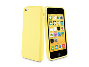Soft and Skin minigel Muvit iPhone 5C Giallo