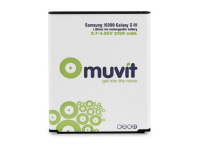 Acquista Rechargeable battery for Samsung Galaxy S3 Muvit Rechargeable battery for Samsung Galaxy S3 Muvit