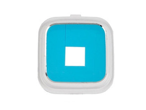 Rear Camera Lens Cover with Sticker for Samsung Galaxy Note 4 White
