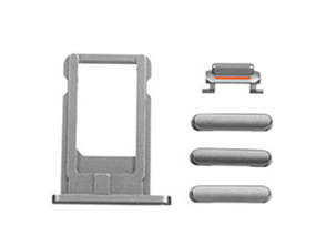 Acquista SIM Card Tray and Side Buttons Set for iPhone 6 Plus Nero SIM Card Tray and Side Buttons Set for iPhone 6 Plus Nero