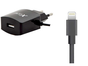 Adattatore di alimentazione Lightning + USB 2.1 X-One - Nero