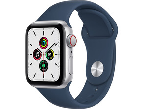 Acquista Apple Watch SE 2021 GPS/Cellular 40 mm Aluminio Plata / Correa Deportiva Azul Abismo Apple Watch SE 2021 GPS/Cellular 40 mm Aluminio Plata / Correa Deportiva Azul Abismo
