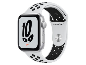 Acquista Apple Watch SE Nike GPS 44 mm Caja de Aluminio en Plata / Correa Deportiva Nike Platino Negro Apple Watch SE Nike GPS 44 mm Caja de Aluminio en Plata / Correa Deportiva Nike Platino Negro