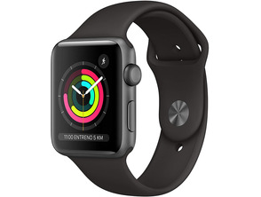 Apple Watch Series 3 GPS 42mm Caja Gris Espaciale / Correa Deportiva Negra