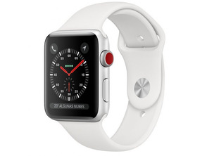 Apple Watch Series 3, GPS   Cellular 42mm in Alluminio Bianco