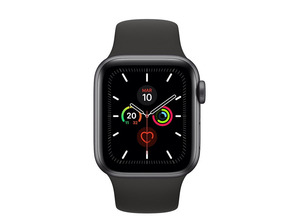 Apple Watch Series 5 44mm GPS Aluminio Gris Espacial con corredo Negra Sport MWVF2TY/A