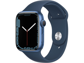 Apple Watch Serie 7 GPS 45mm Caja Aluminio Azul / Correa Deportiva Azul Abismo
