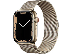 Acquista Apple Watch Series 7 GPS/Cellular 45 mm Caja de Acero Oro / Correa Milanesa en Oro Apple Watch Series 7 GPS/Cellular 45 mm Caja de Acero Oro / Correa Milanesa en Oro
