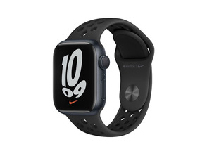 Acquista Apple Watch Series 7 Nike GPS 45 mm / Caja de Aluminio en Negro Medianoche / Correa Deportiva Nike Apple Watch Series 7 Nike GPS 45 mm / Caja de Aluminio en Negro Medianoche / Correa Deportiva Nike