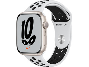 Acquista Apple Watch Series 7 Nike/GPS 45 mm Caja de Aluminio en Plata / Correa Deportiva Nike Platino Negro Apple Watch Series 7 Nike/GPS 45 mm Caja de Aluminio en Plata / Correa Deportiva Nike Platino Negro