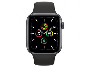 Apple Watch SE GPS 44 MM Gris Espacial con correa Negra Sport MYDT2TY/A