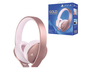 Acquista Cuffie Wireless Sony 7.1 Oro Rosa PS4/PC/Mac Cuffie Wireless Sony 7.1 Oro Rosa PS4/PC/Mac
