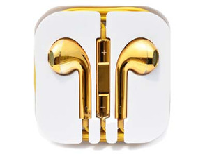 Acquista Headphones Handsfree for iPhone Gold Headphones Handsfree for iPhone Gold