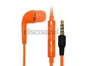 Acquista Auricolari con microfono per Samsung Galaxy S4 Arancione Auricolari con microfono per Samsung Galaxy S4 Arancione