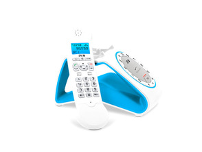 Acquista Wireless Telephone Retro Glamour SPC 7704A White/Blue Wireless Telephone Retro Glamour SPC 7704A White/Blue