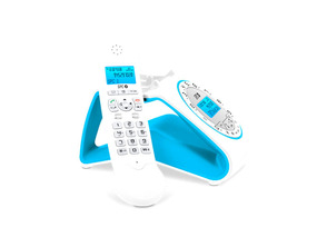 Acquista Wireless Telephone Retro Deluxe SPC 7703A White/Blue Wireless Telephone Retro Deluxe SPC 7703A White/Blue