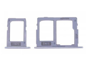 Vassoio scheda (Dual SIM) Samsung Galaxy J3/J5 /J7 (2017) Argento