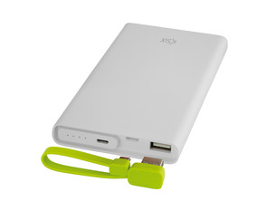 BATERIA ESTERNA KSIX 10000 MAH USB QUICK CHARGE 3.0 e USB BLANCA