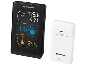 Bresser Colour Weather Station Meteo Life H Black
