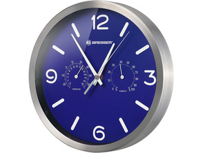 Bresser DCF 25 cm Reloj Termohigrómetro Mytime Azul