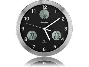 Bresser Reloj de Pared MyTime IO 30cm Negro