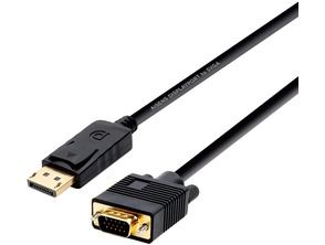 Acquista Cavo Displayport M a VGA M Aisens 2M Cavo Displayport M a VGA M Aisens 2M