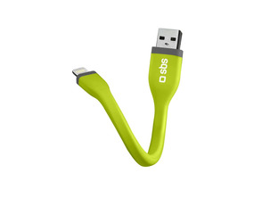 Lightning Cable Made for iPhone 12 cm Green SBS