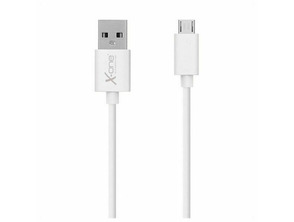 Cavo piatto Micro USB X-One Bianco