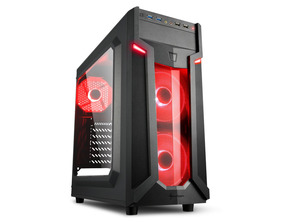 Acquista Caja ATX Sharkoon VG6-W RGB ATX/MicroATX/Mini-ITX Roja Caja ATX Sharkoon VG6-W RGB ATX/MicroATX/Mini-ITX Roja