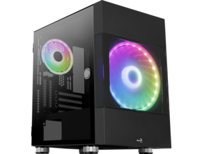 Acquista Caja Micro ATX Aerocool Cube Atomic Black Caja Micro ATX Aerocool Cube Atomic Black