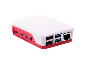 Box Ufficiale per Raspberry Pi 4 Rosso/Bianco