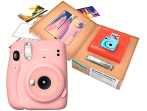 Acquista Cámara Fujifilm Instax Mini 11 Bundle Blush Pink Cámara Fujifilm Instax Mini 11 Bundle Blush Pink