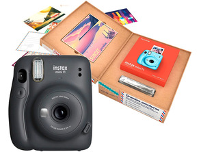 Acquista Cámara Fujifilm Instax Mini 11 Bundle Charcoal Cámara Fujifilm Instax Mini 11 Bundle Charcoal
