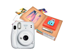 Acquista Cámara Fujifilm Instax Mini 11 Bundle Ice White Cámara Fujifilm Instax Mini 11 Bundle Ice White