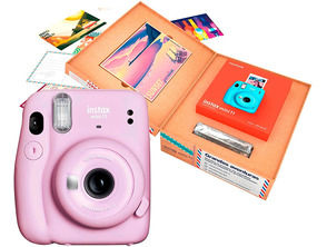Acquista Cámara Fujifilm Instax Mini 11 Bundle Lilac Viola Cámara Fujifilm Instax Mini 11 Bundle Lilac Viola