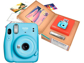 Acquista Cámara Fujifilm Instax Mini 11 Bundle Sky Blue Cámara Fujifilm Instax Mini 11 Bundle Sky Blue
