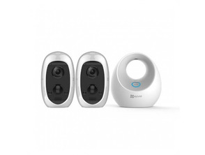 Cámara IP Wifi Ezviz C3A Duo Pack + W2D Blanco